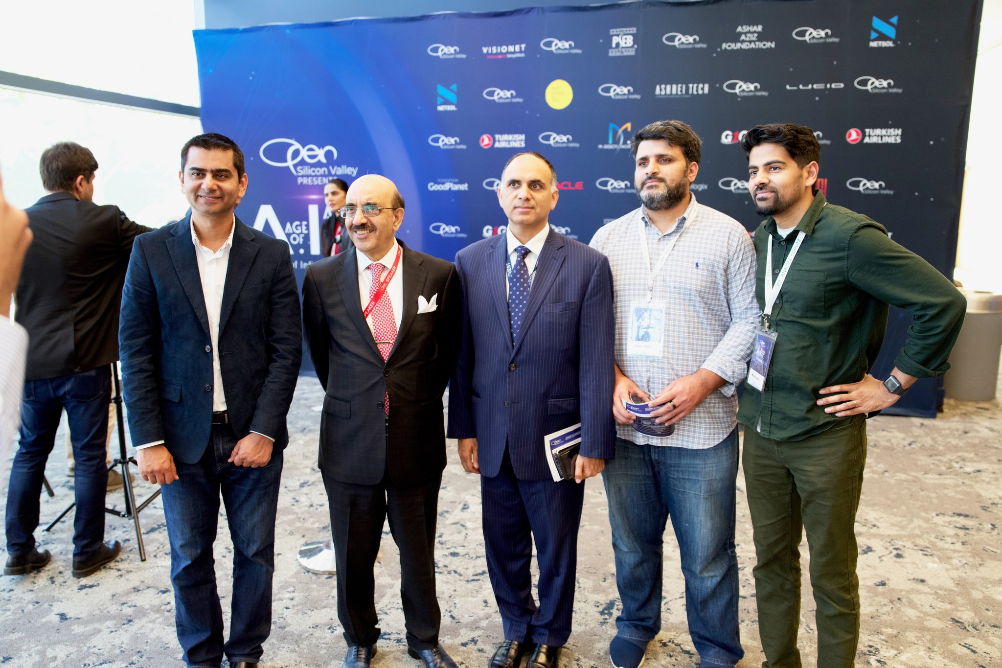 Candid audience moment